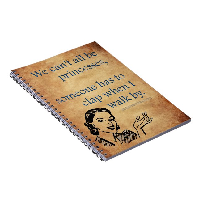 Carnet Les princesses de SlipperyJoe applaudissent affich (Côté Droit)