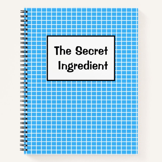 Carnet Les recettes de l'ingrédient secret (Devant)
