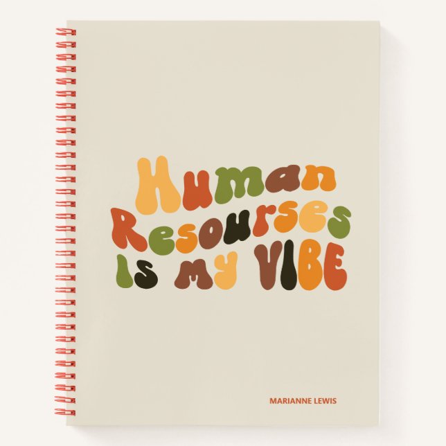 Carnet Les ressources humaines branchées sont mon truc, R (Devant)