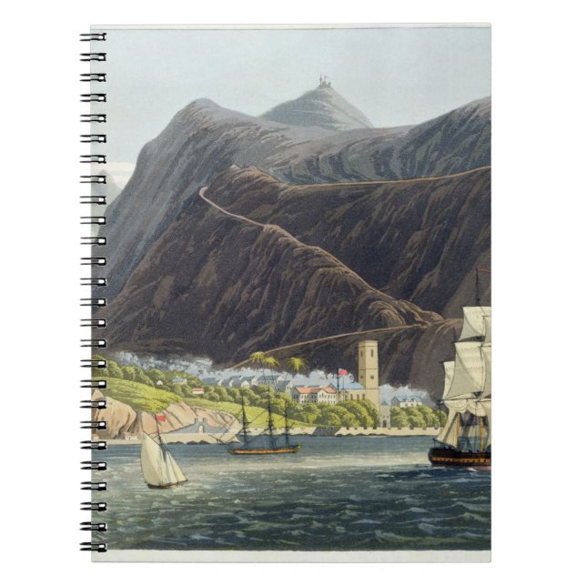 Carnet Les routes, Ste.Hélène, gravée par Robert Havell ( (Devant)