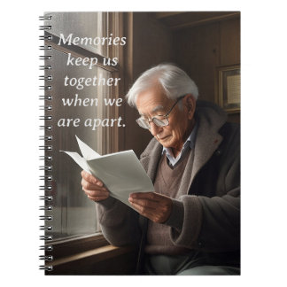 Carnet Les souvenirs nous gardent ensemble quand nous som