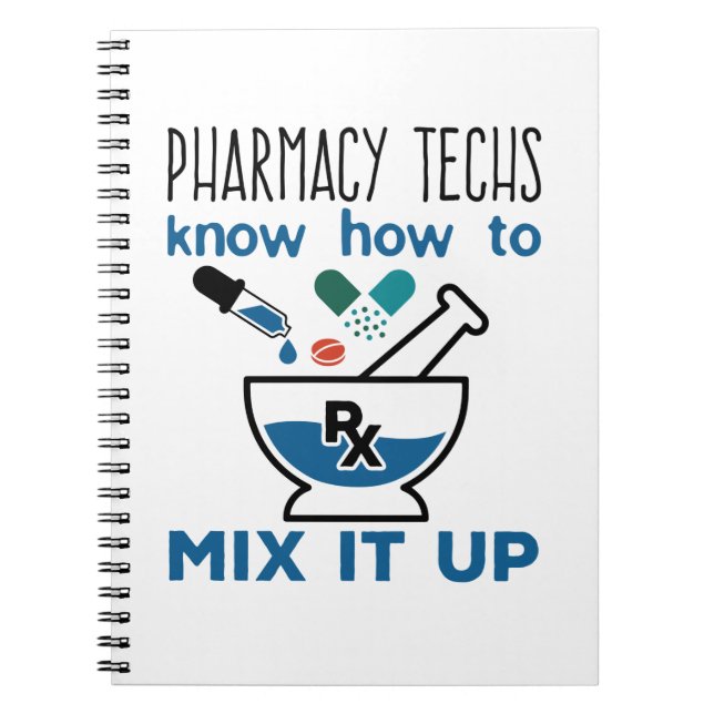 Carnet Les techniciens en pharmacie savent comment le mél (Devant)