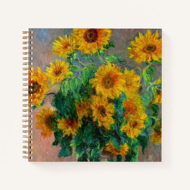 Carnet Les tournesols de Monet (Devant)