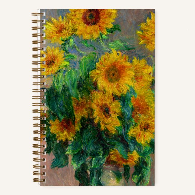 Carnet Les tournesols de Monet (Recto)