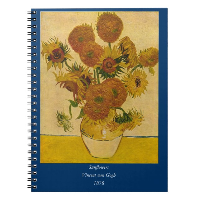 Carnet Les tournesols de Vincent van Gogh, 1878 (Devant)