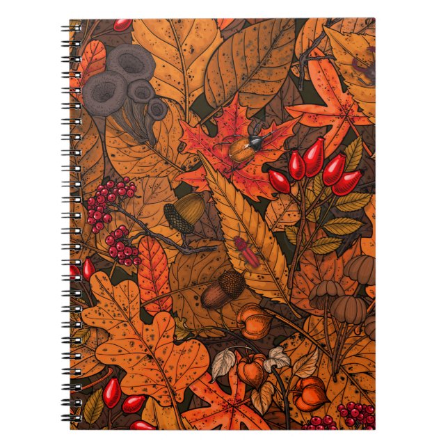 Carnet Les trésors d'automne (Devant)