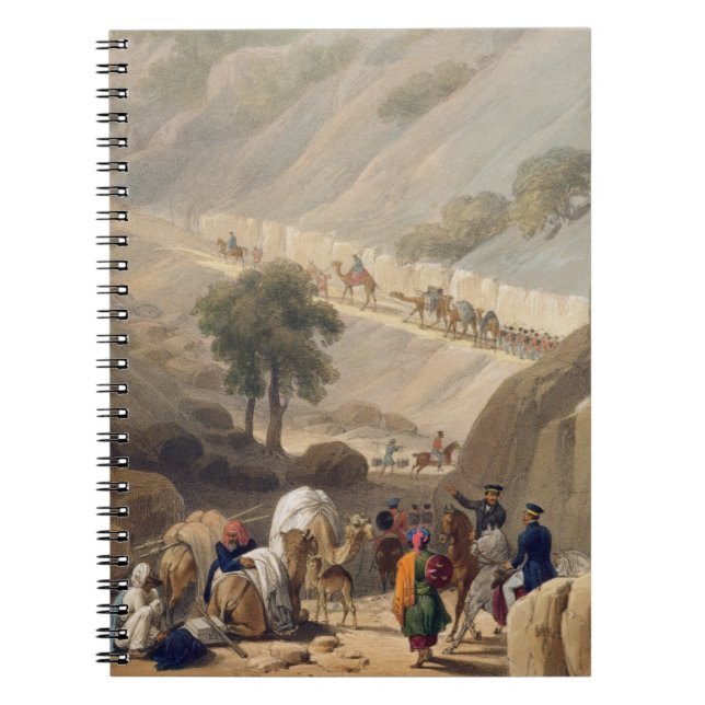Carnet Les troupes émergeant de la partie étroite du De (Devant)