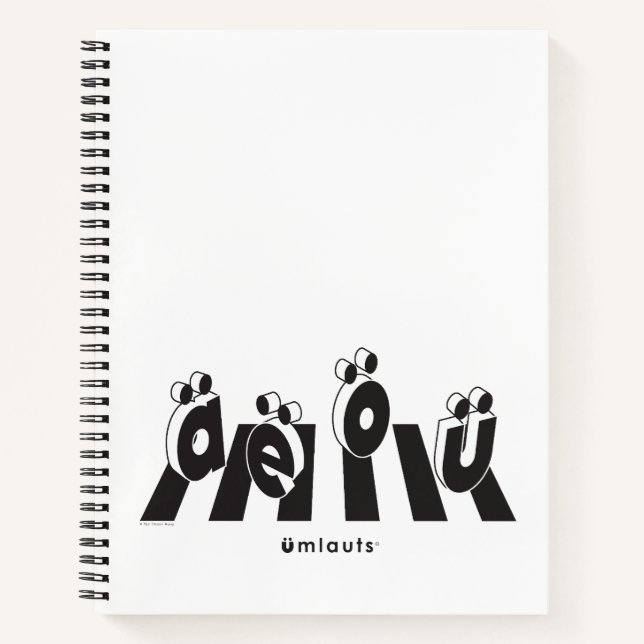 Carnet « Les Umlauts™ en traversée » (Devant)