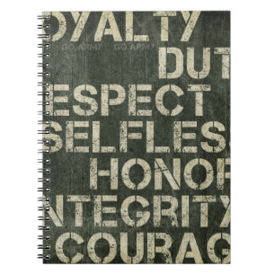 Carnet Les valeurs des soldats