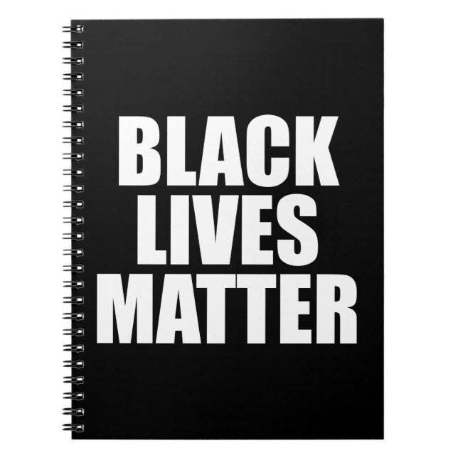Carnet Les vies noires comptent (Devant)