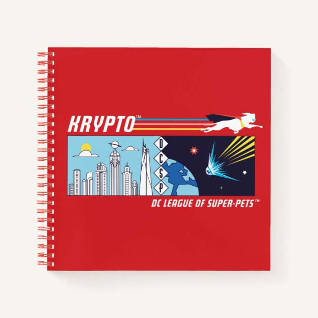 Carnet L'espace extra-atmosphérique de Krypto vers la mét (Devant)