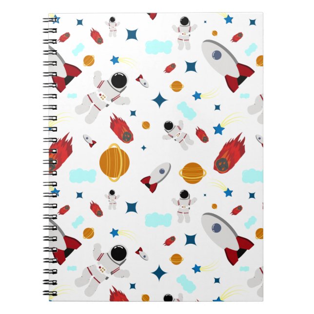 Carnet L'espace extra-atmosphérique pour enfants et Motif (Devant)