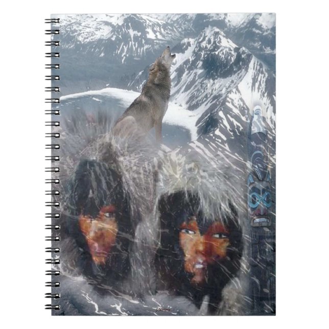 Carnet L'esprit autochtone en Alaska (Devant)