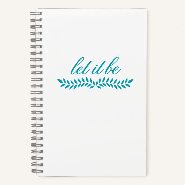 carnet let it be (Recto)