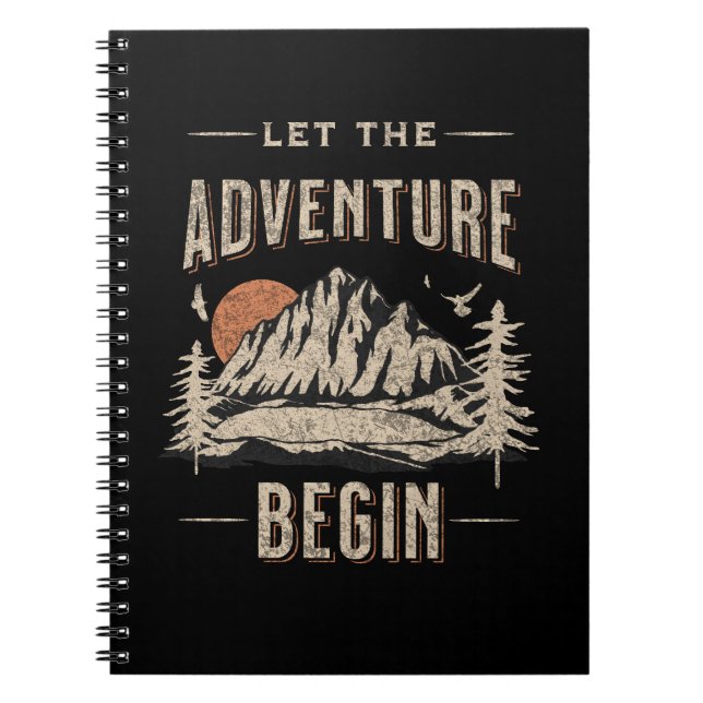 Carnet Let the adventure begin (Devant)
