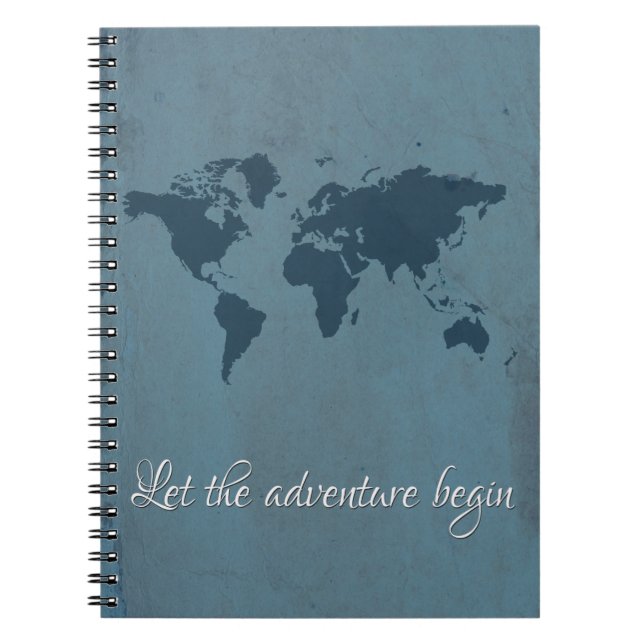 Carnet Let the adventure begin (Devant)