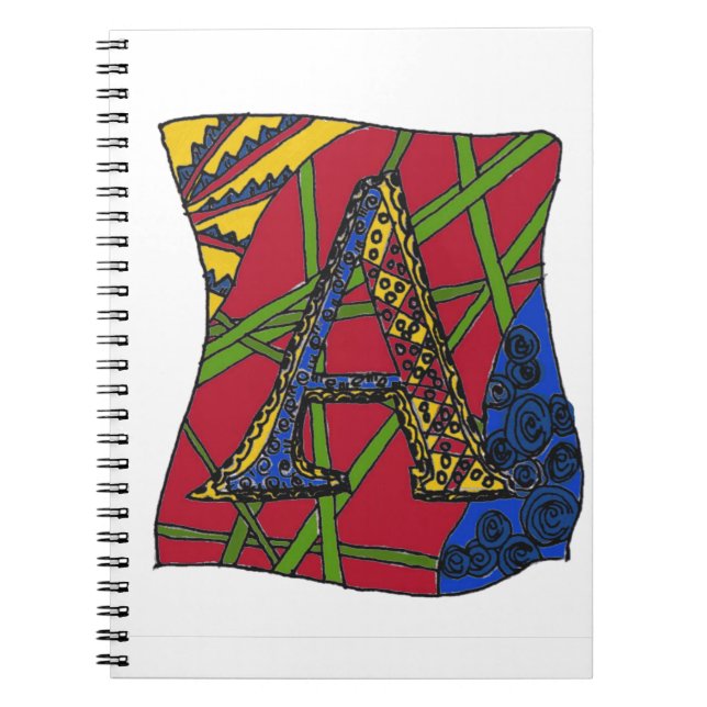 Carnet Lettre A (Devant)