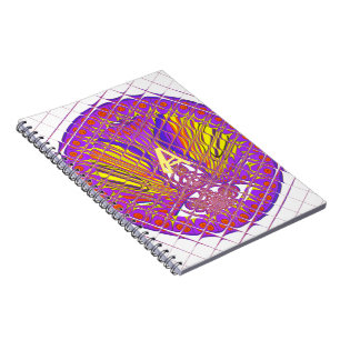Carnet Lettre A, logo coloré design du texte