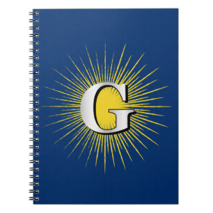 Carnet Lettre G - symbole maçonnique