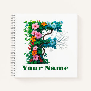 Carnet Lettre personnalisée F