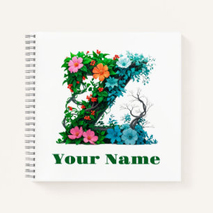 Carnet Lettre Z personnalisée