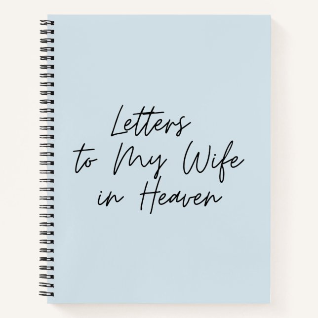 Carnet Lettres À Ma Femme Dans Le Ciel (Devant)