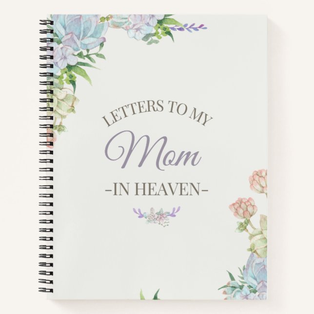 Carnet Lettres À Ma Mère Dans Le Ciel (Devant)