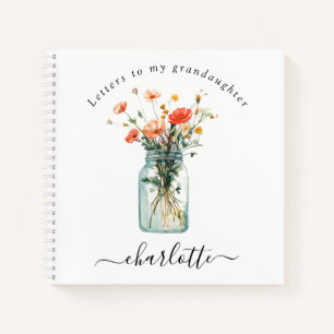 Carnet Lettres à ma petite-fille Fleur sauvage