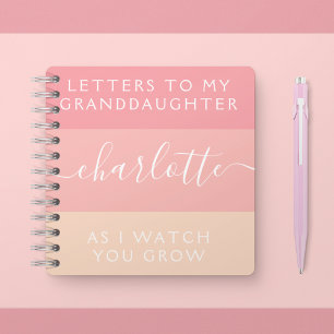 Carnet Lettres à ma petite-fille pendant que je vous rega