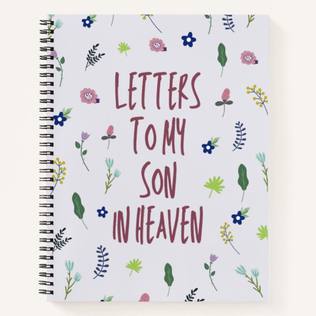 Carnet Lettres À Mon Fils Dans Le Ciel Grief (Devant)