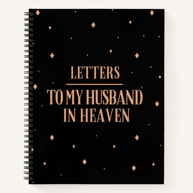 Carnet Lettres À Mon Mari Dans Le Ciel (Devant)