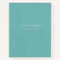 Lettres bleu Aqua turquoises à la mémoire de fille