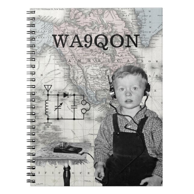 Carnet Lettres d'appel de Personnaliser Radio Boy (Devant)