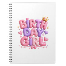 Lettres de ballon de fille d'anniversaire PNG | Né