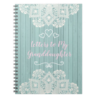 Carnet Lettres personnalisables à ma petite-fille