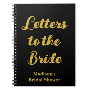 Carnet Lettres personnalisées à la mariée Hen Do Fête des