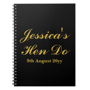 Carnet Lettres personnalisées à la mariée pour le week-en