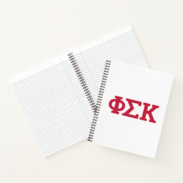 Carnet Lettres Phi Sigma Kappa (Intérieur)