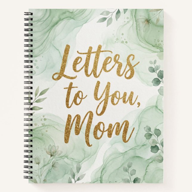 Carnet Lettres pour vous, maman : Belle aquarelle  (Devant)
