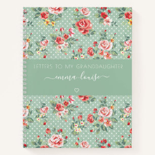 Carnet Lettres vintages à ma petite-fille Keepsar