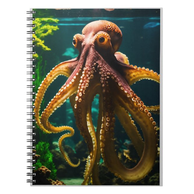 Carnet L'évasion : Pieuvre géante dans l'aquarium (Devant)