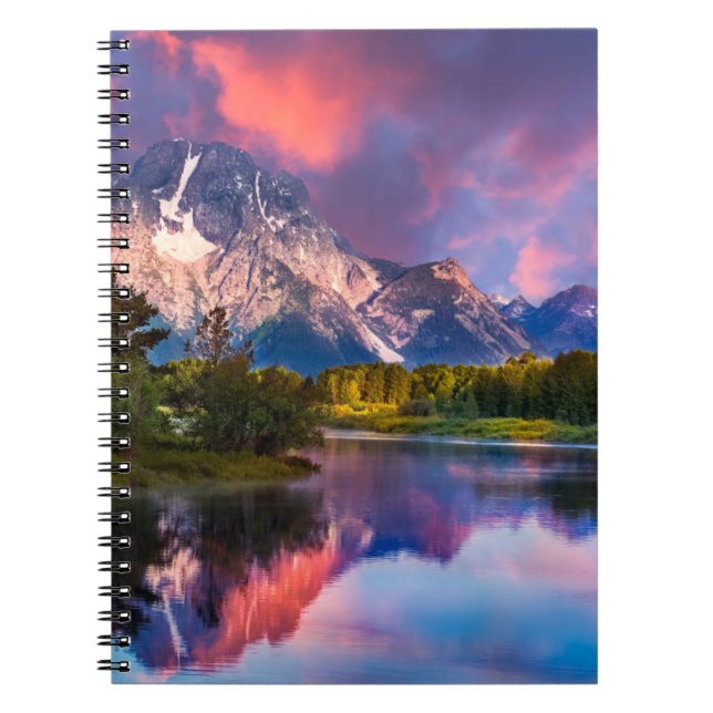 Carnet Lever du soleil à Oxbow Bend (Devant)