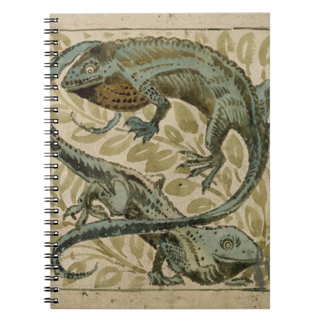 Carnet Lézards, conception pour une tuile (la semaine sur (Devant)