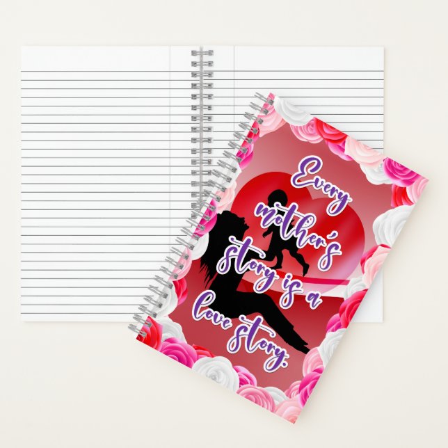 Carnet L'histoire d'amour d'une mère (À l'intérieur)