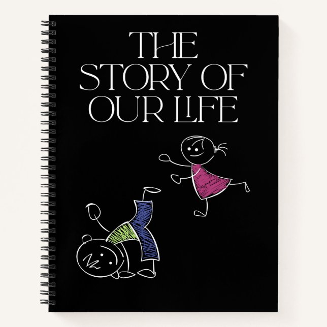 Carnet L'histoire de notre vie (Devant)