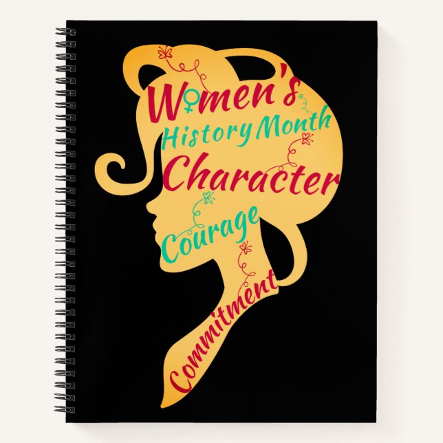 CARNET L'HISTOIRE DES FEMMES MOIS CARACTÈRE ENGAGEMENT DU (Devant)