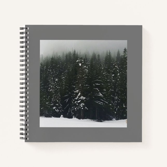 Carnet L'hiver dans la forêt de montagne (Devant)