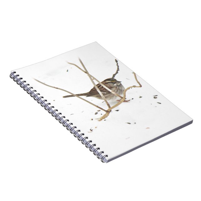 Carnet L'hiver et le Bruant (Côté Droit)