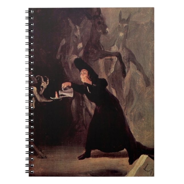 Carnet L'homme chié par Francisco Goya 1798 (Devant)