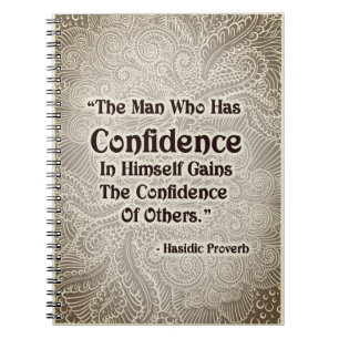 Carnet L'homme qui a - Citation positive